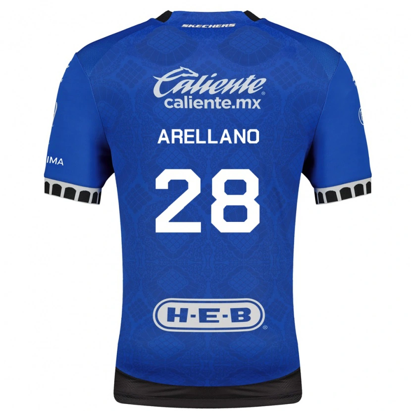Danxen Mujer Camiseta Jesús Arellano #28 Azul Real Blanco Negro 2ª Equipación 2026/27 La Camisa