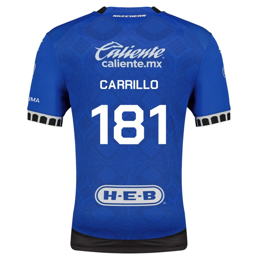Danxen Mujer Camiseta Ángel Carrillo #181 Azul Real Blanco Negro 2ª Equipación 2026/27 La Camisa