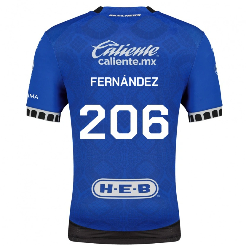 Danxen Mujer Camiseta Erik Fernández #206 Azul Real Blanco Negro 2ª Equipación 2026/27 La Camisa