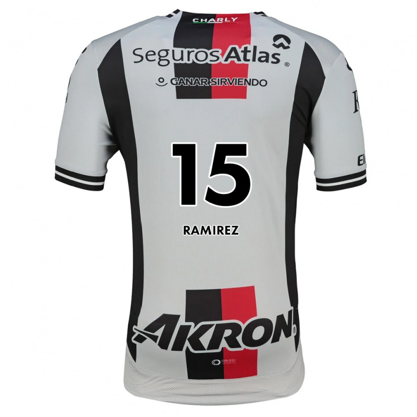 Danxen Mujer Camiseta Paulo Ramírez #15 Blanco Rojo Negro 2ª Equipación 2026/27 La Camisa