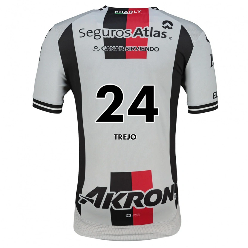 Danxen Mujer Camiseta Christopher Trejo #24 Blanco Rojo Negro 2ª Equipación 2026/27 La Camisa