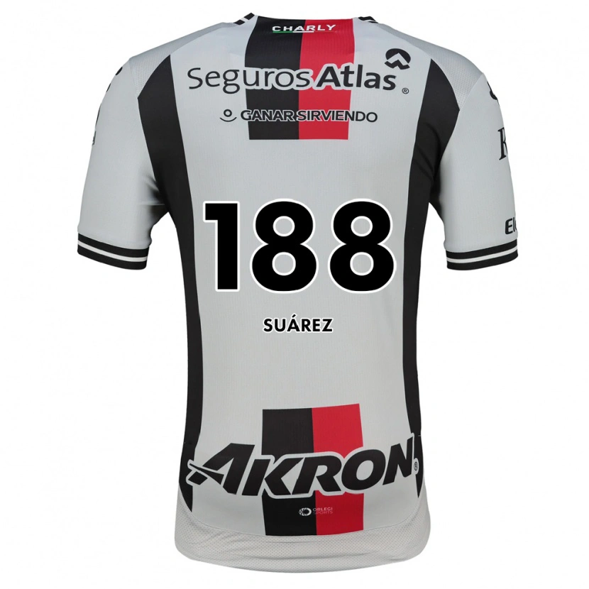 Danxen Mujer Camiseta Luis Suárez #188 Blanco Rojo Negro 2ª Equipación 2026/27 La Camisa