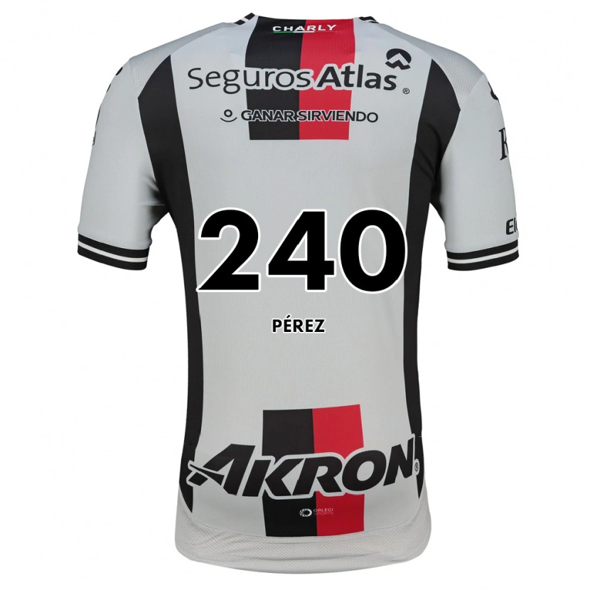 Danxen Mujer Camiseta Luis Pérez #240 Blanco Rojo Negro 2ª Equipación 2026/27 La Camisa