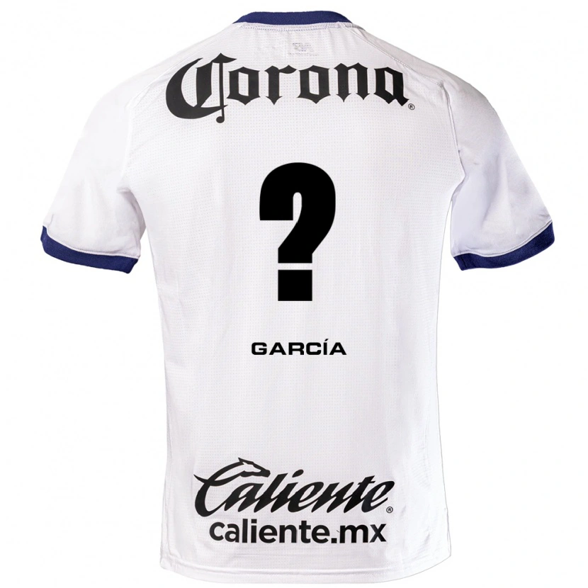 Danxen Mujer Camiseta Carlos García #0 Blanco Azul Negro 2ª Equipación 2026/27 La Camisa