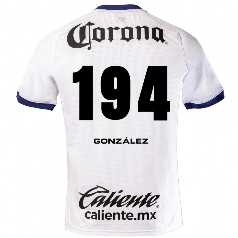 Danxen Mujer Camiseta Cristopher González #194 Blanco Azul Negro 2ª Equipación 2026/27 La Camisa