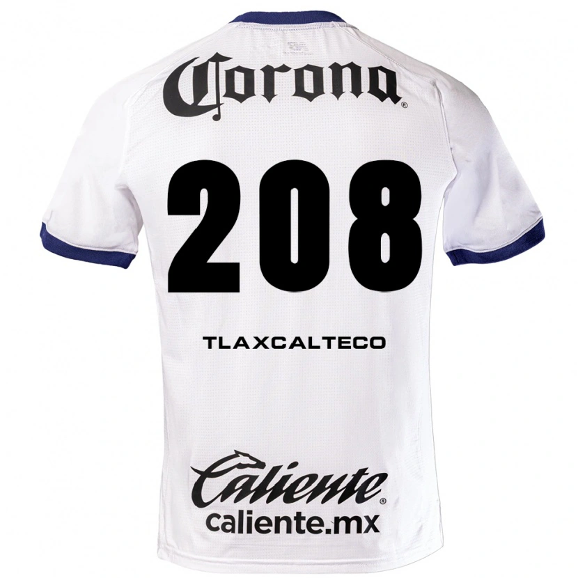 Danxen Mujer Camiseta Sait Tlaxcalteco #208 Blanco Azul Negro 2ª Equipación 2026/27 La Camisa
