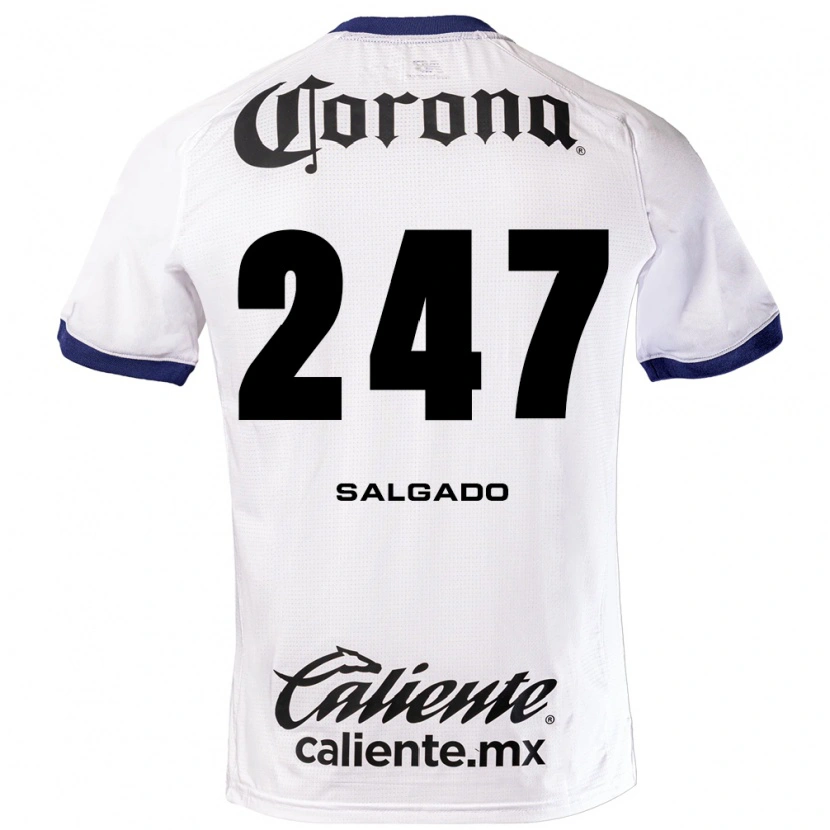 Danxen Mujer Camiseta Rui Salgado #247 Blanco Azul Negro 2ª Equipación 2026/27 La Camisa