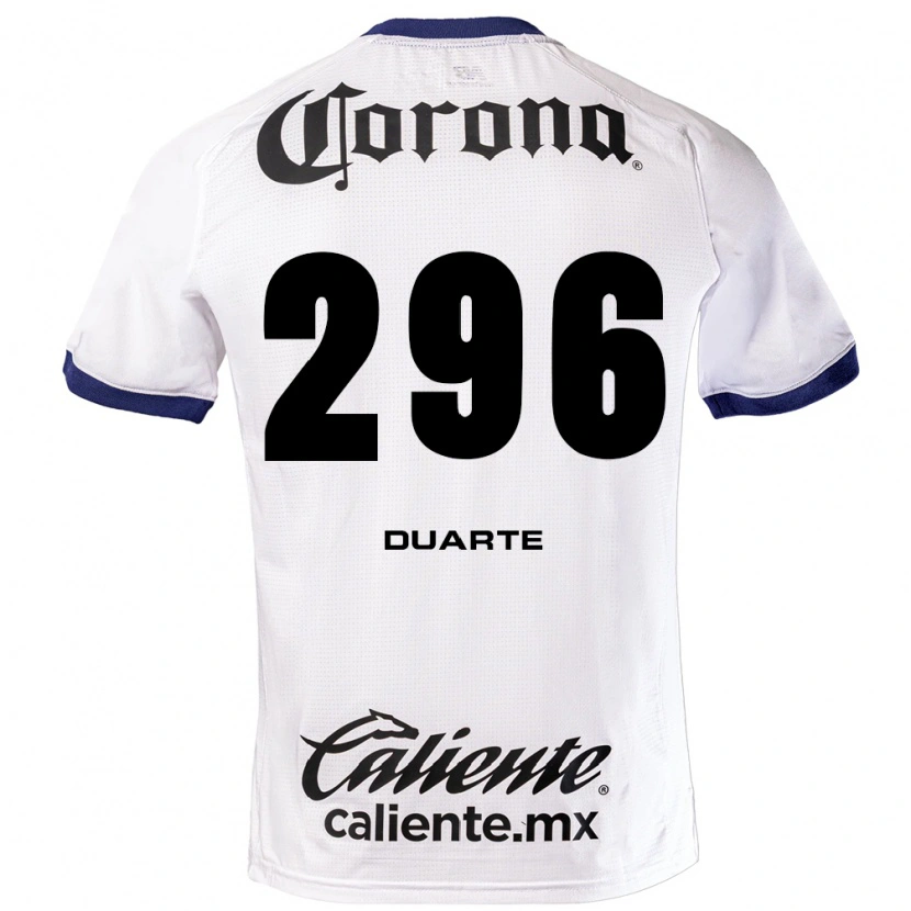 Danxen Mujer Camiseta Saúl Duarte #296 Blanco Azul Negro 2ª Equipación 2026/27 La Camisa