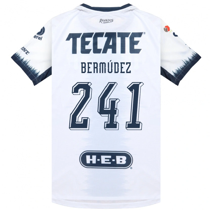 Danxen Mujer Camiseta Santiago Bermúdez #241 Blanco Azul Tinta Rojo 2ª Equipación 2026/27 La Camisa