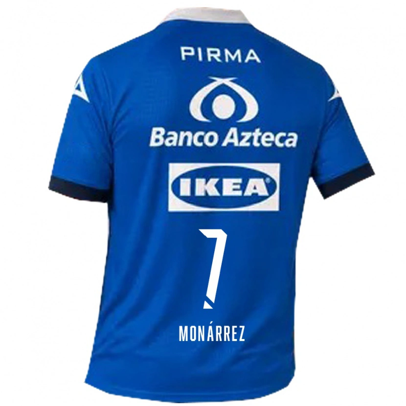 Danxen Mujer Camiseta Fernando Monárrez #7 Azul Blanco 2ª Equipación 2026/27 La Camisa