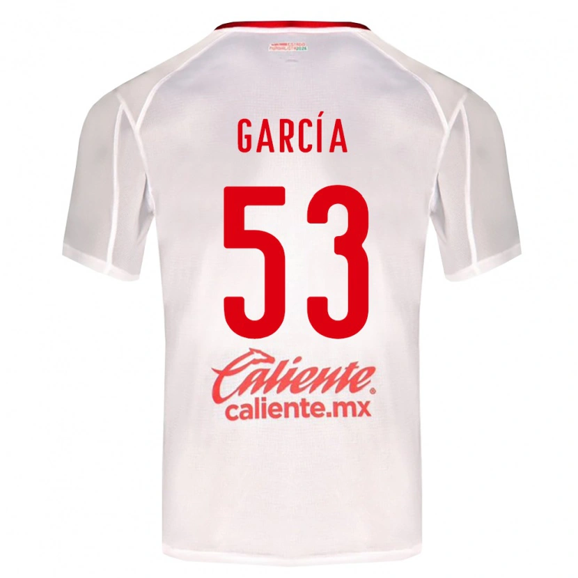 Danxen Mujer Camiseta Uziel García #53 Blanco Verde Rojo 2ª Equipación 2026/27 La Camisa