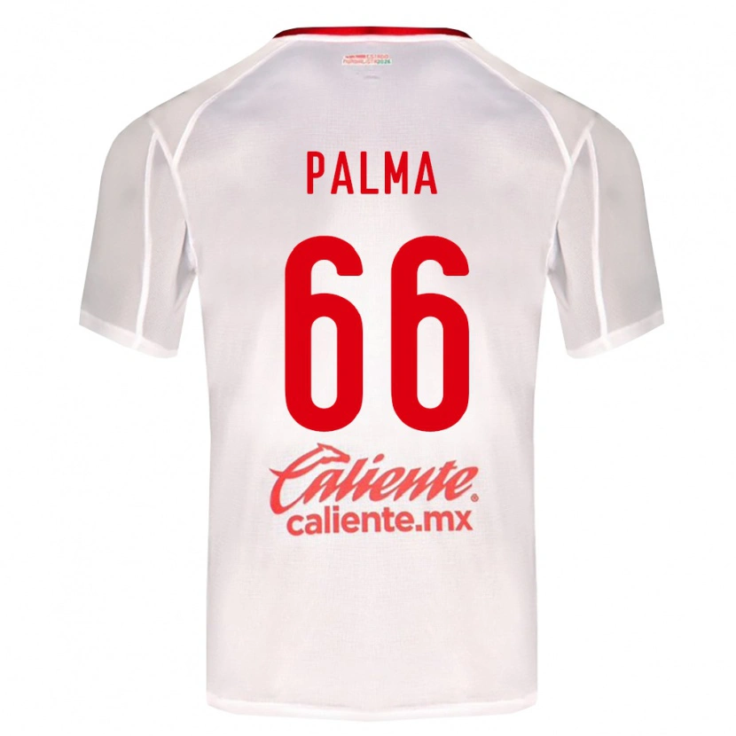 Danxen Mujer Camiseta Arturo Palma #66 Blanco Verde Rojo 2ª Equipación 2026/27 La Camisa