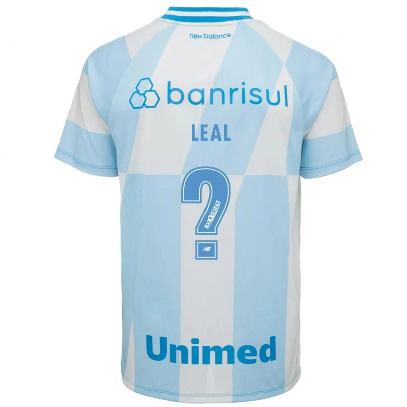 Danxen Mujer Camiseta Guilherme Leal #0 Azul Claro Blanco 2ª Equipación 2026/27 La Camisa
