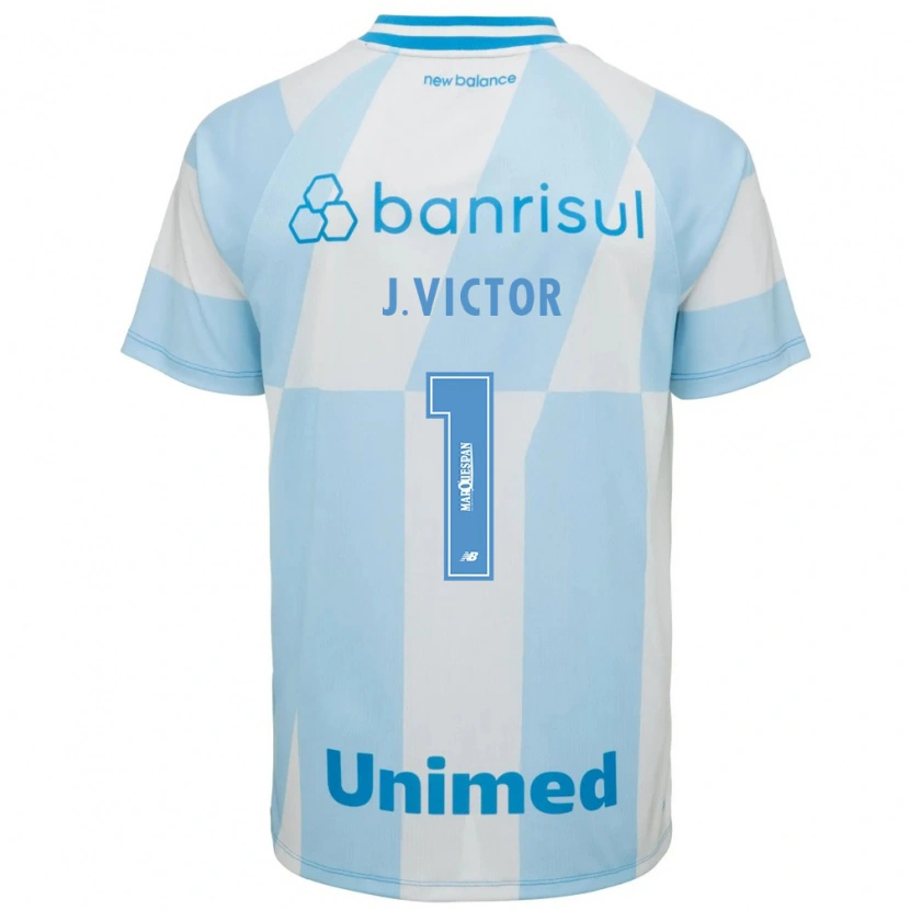 Danxen Mujer Camiseta João Victor #1 Azul Claro Blanco 2ª Equipación 2026/27 La Camisa