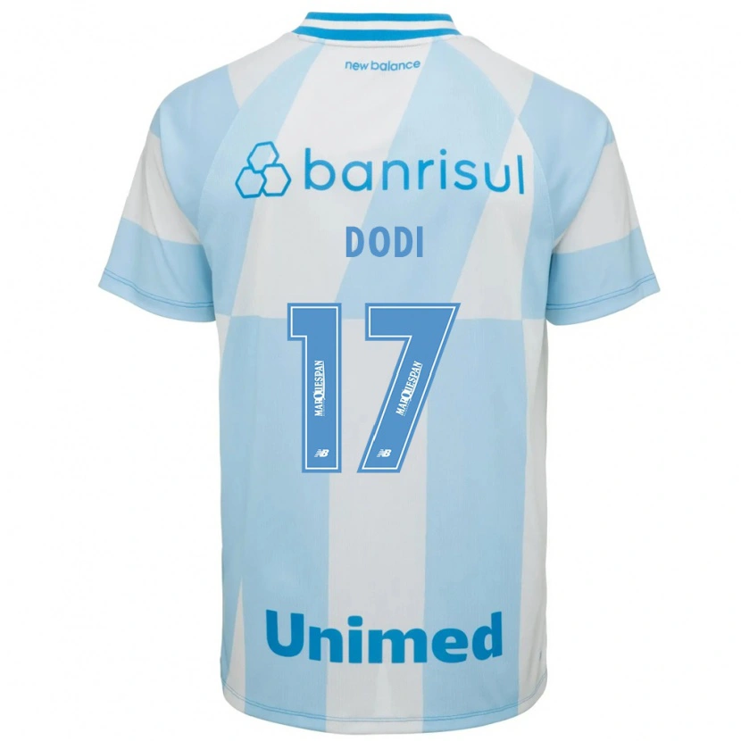 Danxen Mujer Camiseta Dodi #17 Azul Claro Blanco 2ª Equipación 2026/27 La Camisa