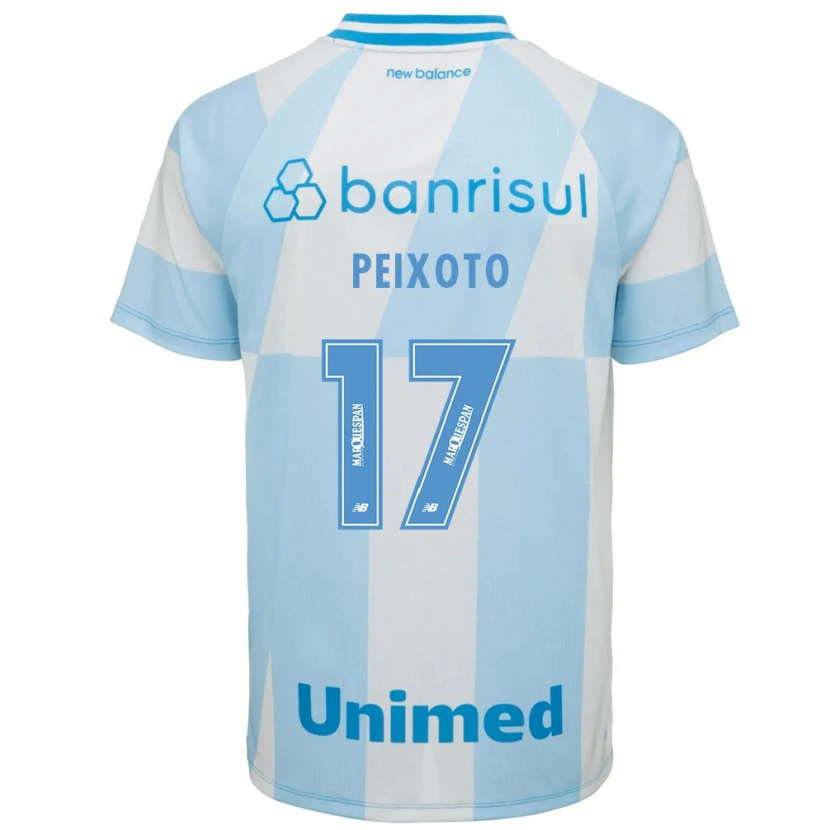 Danxen Mujer Camiseta Clarisse Benicio Peixoto #17 Azul Claro Blanco 2ª Equipación 2026/27 La Camisa
