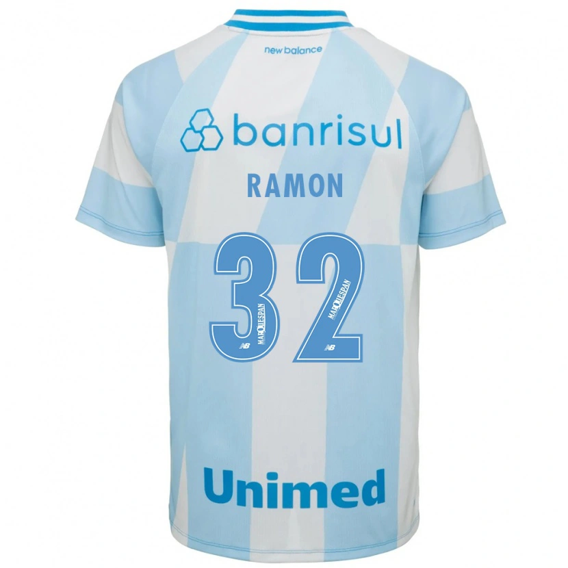 Danxen Mujer Camiseta Vitor Ramon #32 Azul Claro Blanco 2ª Equipación 2026/27 La Camisa