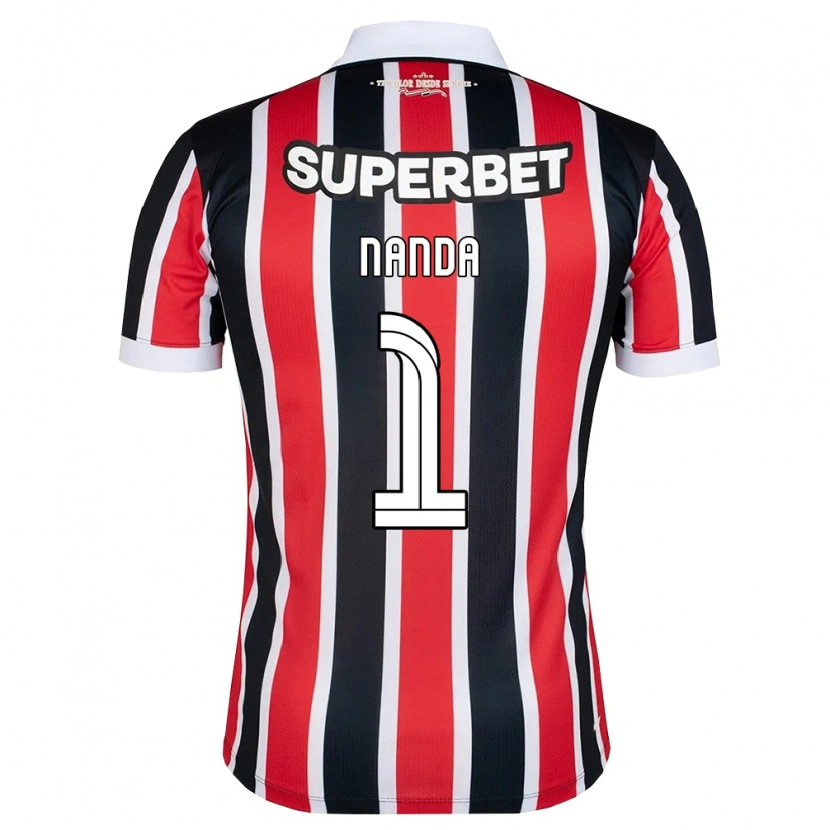 Danxen Mujer Camiseta Nanda #1 Rojo Blanco Negro 2ª Equipación 2026/27 La Camisa