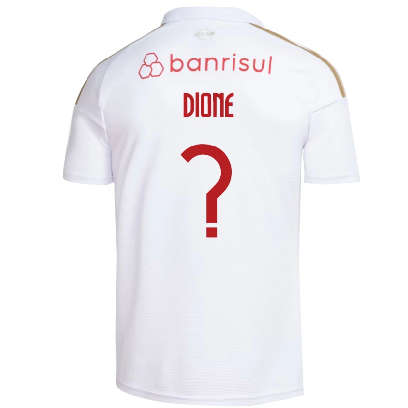 Danxen Mujer Camiseta Dione #0 Blanco Rojo 2ª Equipación 2026/27 La Camisa
