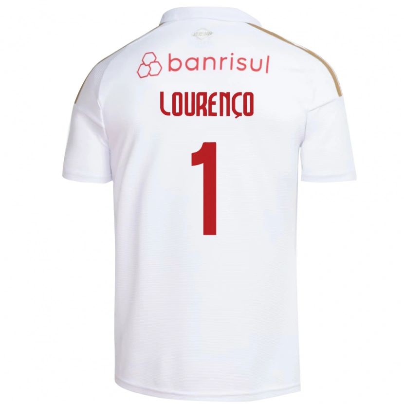 Danxen Mujer Camiseta Arthur Lourenço #1 Blanco Rojo 2ª Equipación 2026/27 La Camisa