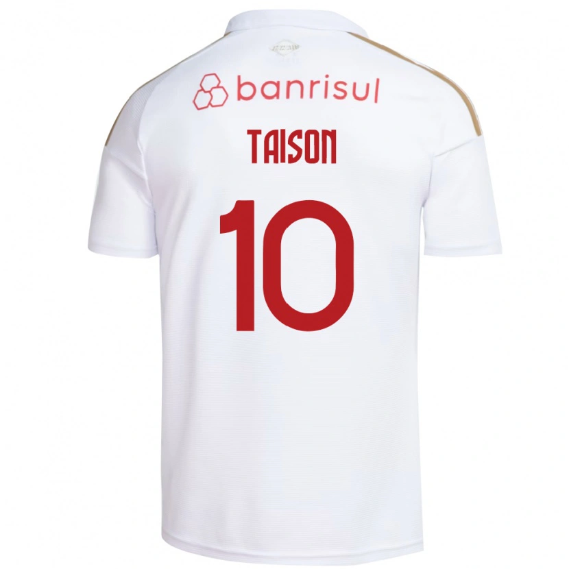 Danxen Mujer Camiseta Taison #10 Blanco Rojo 2ª Equipación 2026/27 La Camisa