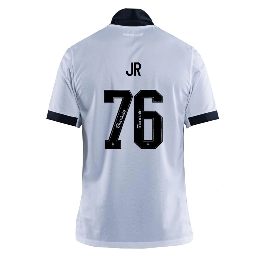 Danxen Mujer Camiseta Wanderson Jr #76 Blanco Negro 2ª Equipación 2026/27 La Camisa