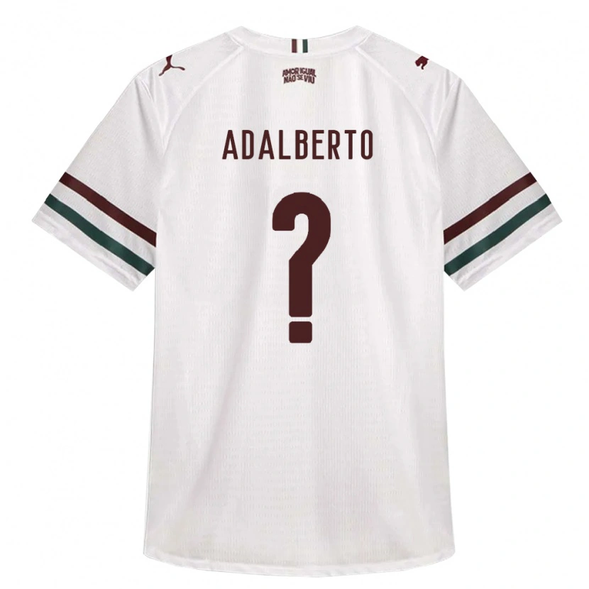 Danxen Mujer Camiseta Adalberto Junior De Jesus Justino #0 Blanco Verde Borgoña 2ª Equipación 2026/27 La Camisa