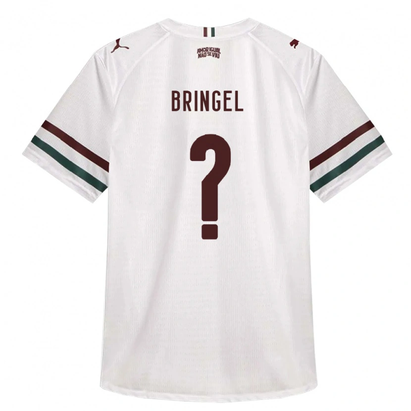 Danxen Mujer Camiseta Rodrigo Bringel #0 Blanco Verde Borgoña 2ª Equipación 2026/27 La Camisa