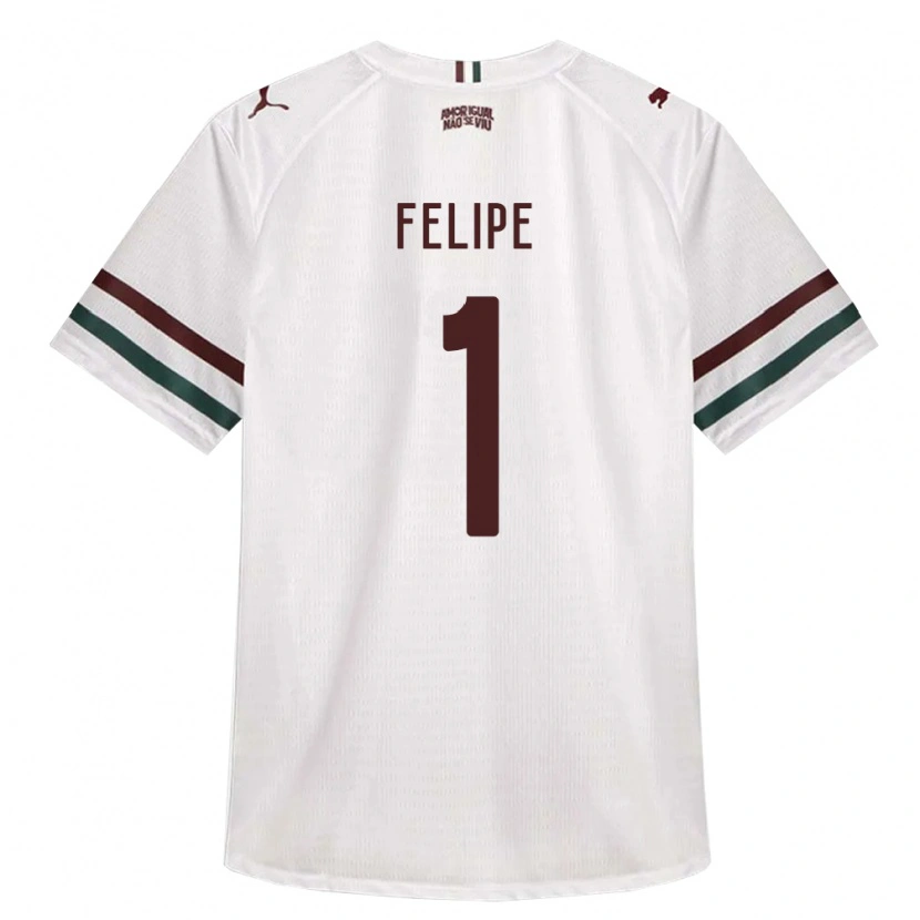 Danxen Mujer Camiseta Marcos Felipe #1 Blanco Verde Borgoña 2ª Equipación 2026/27 La Camisa