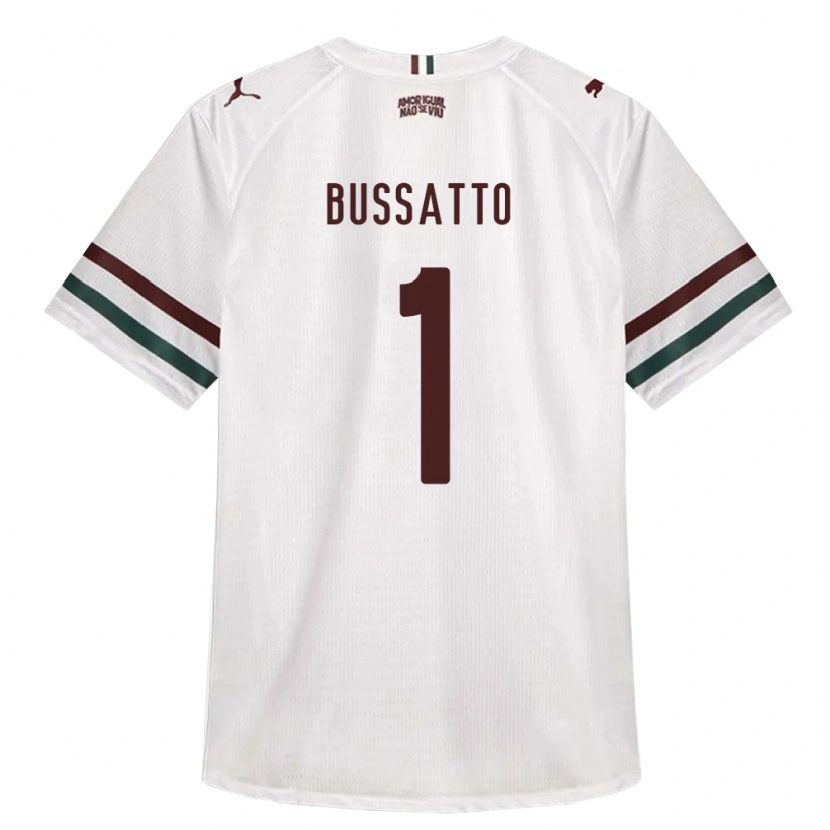 Danxen Mujer Camiseta Letícia Bussatto #1 Blanco Verde Borgoña 2ª Equipación 2026/27 La Camisa