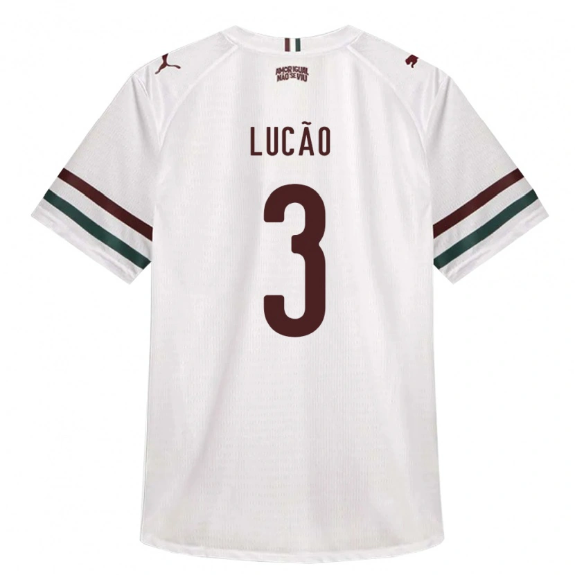 Danxen Mujer Camiseta Lucas De Oliveira Ribeiro #3 Blanco Verde Borgoña 2ª Equipación 2026/27 La Camisa