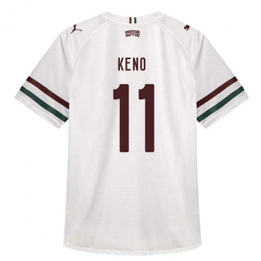 Danxen Mujer Camiseta Keno #11 Blanco Verde Borgoña 2ª Equipación 2026/27 La Camisa