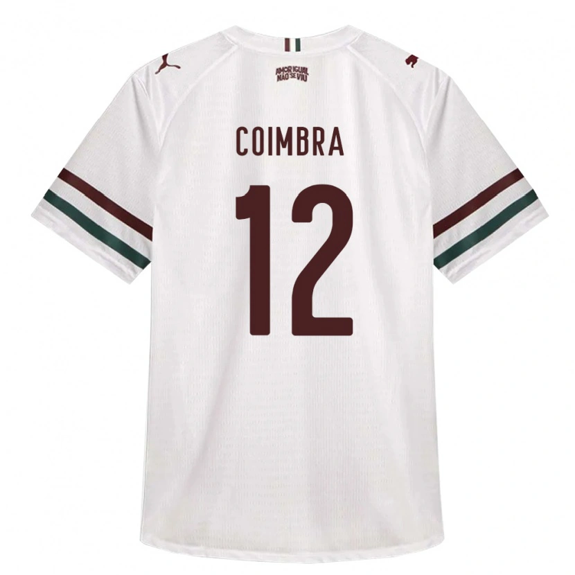 Danxen Mujer Camiseta Amanda Coimbra #12 Blanco Verde Borgoña 2ª Equipación 2026/27 La Camisa