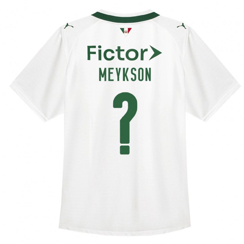 Danxen Mujer Camiseta Meykson Silmark Nascimento #0 Verde Blanco 2ª Equipación 2026/27 La Camisa