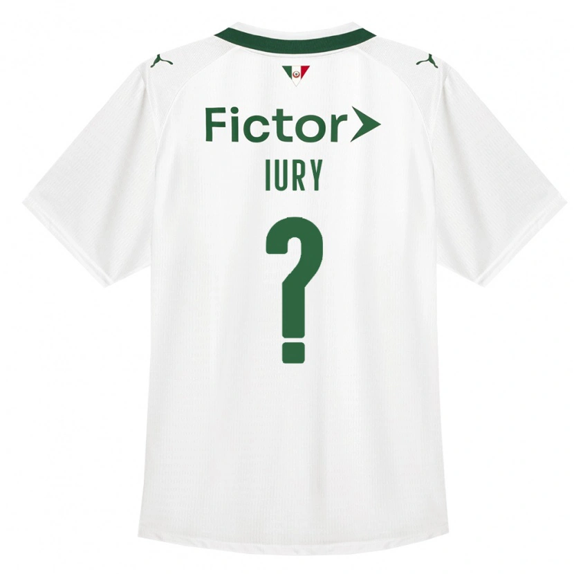 Danxen Mujer Camiseta Iury Salles Araujo Dos Santos #0 Verde Blanco 2ª Equipación 2026/27 La Camisa