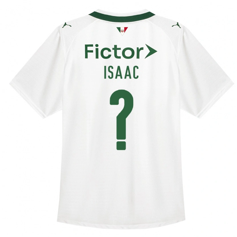 Danxen Mujer Camiseta Isaac Farias Dos Santos #0 Verde Blanco 2ª Equipación 2026/27 La Camisa
