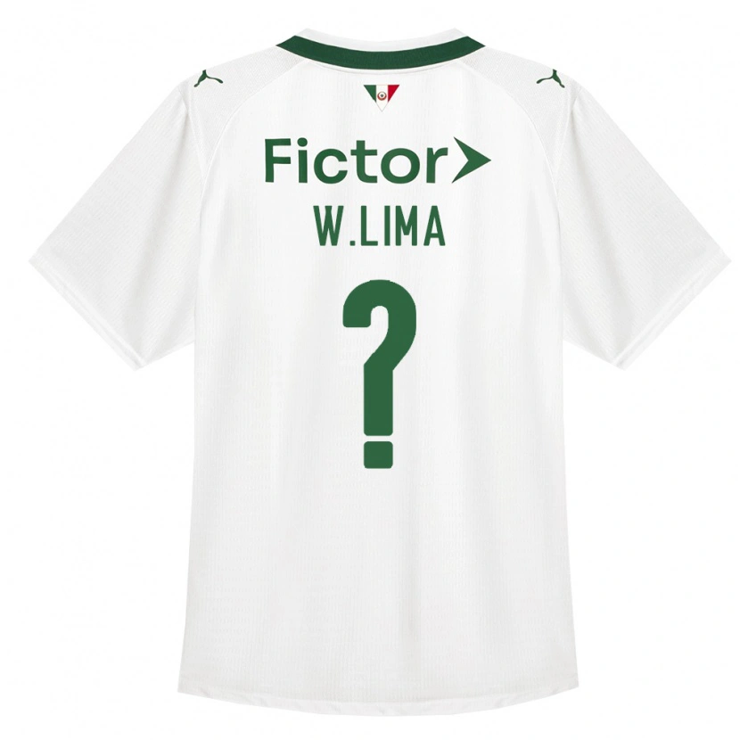 Danxen Mujer Camiseta Wesley Lima #0 Verde Blanco 2ª Equipación 2026/27 La Camisa