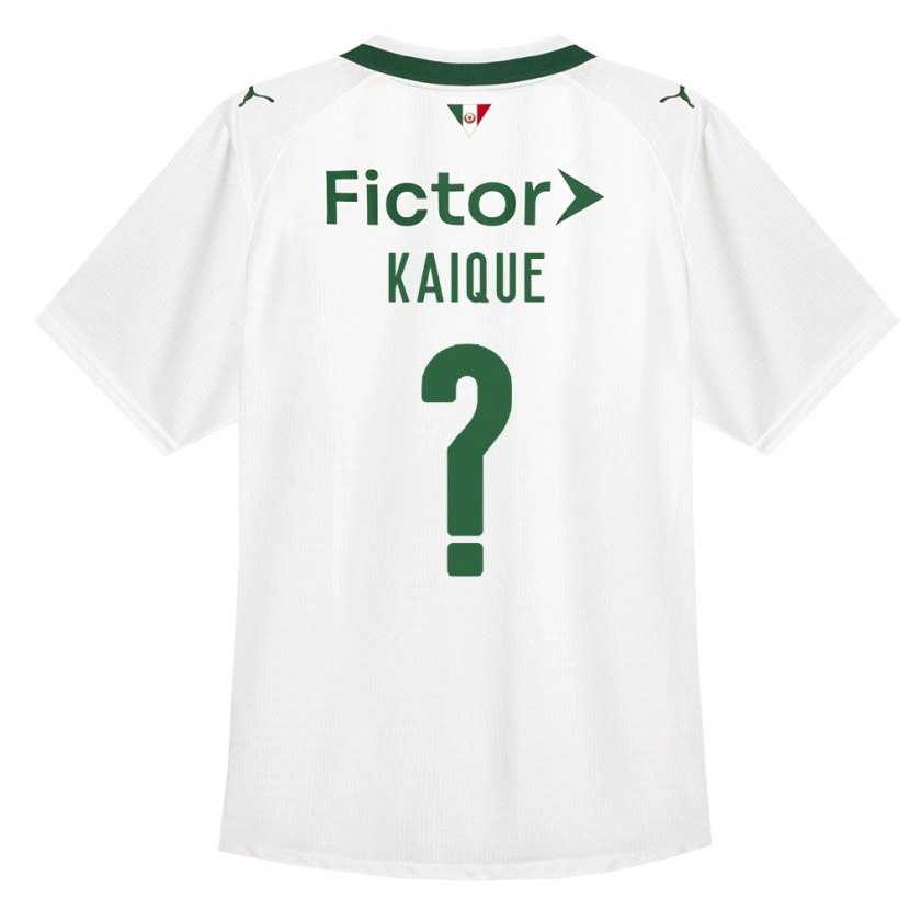 Danxen Mujer Camiseta Kaique Gabriel Da Conceição #0 Verde Blanco 2ª Equipación 2026/27 La Camisa