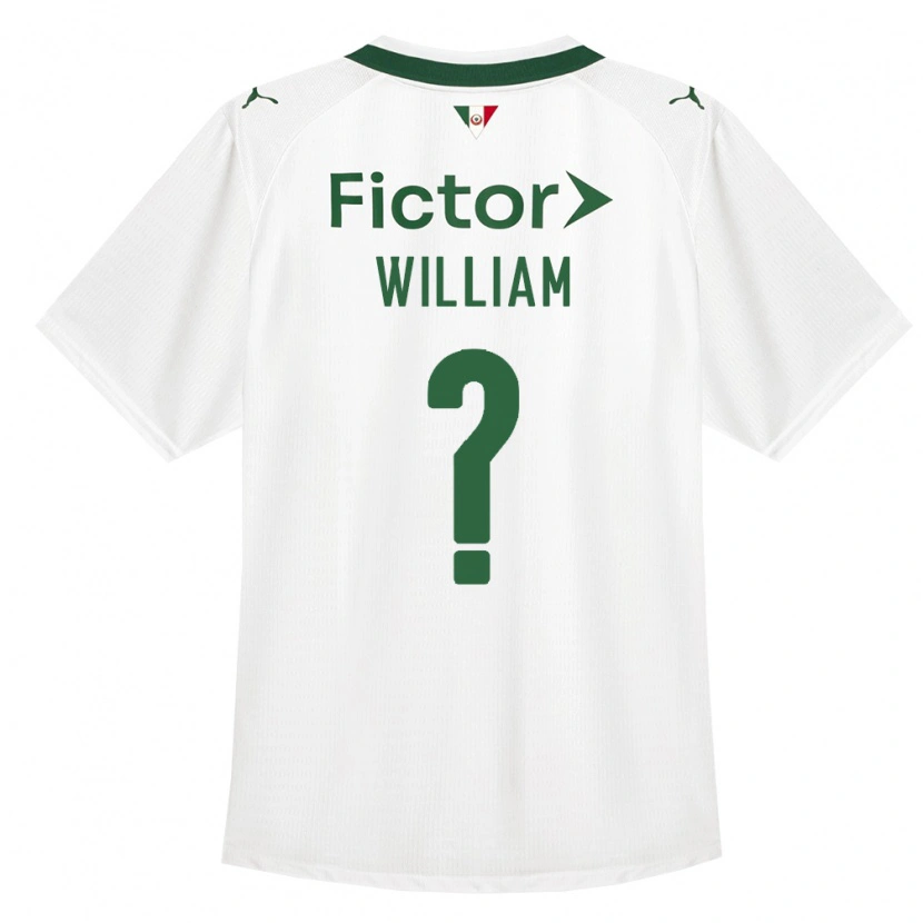 Danxen Mujer Camiseta William #0 Verde Blanco 2ª Equipación 2026/27 La Camisa
