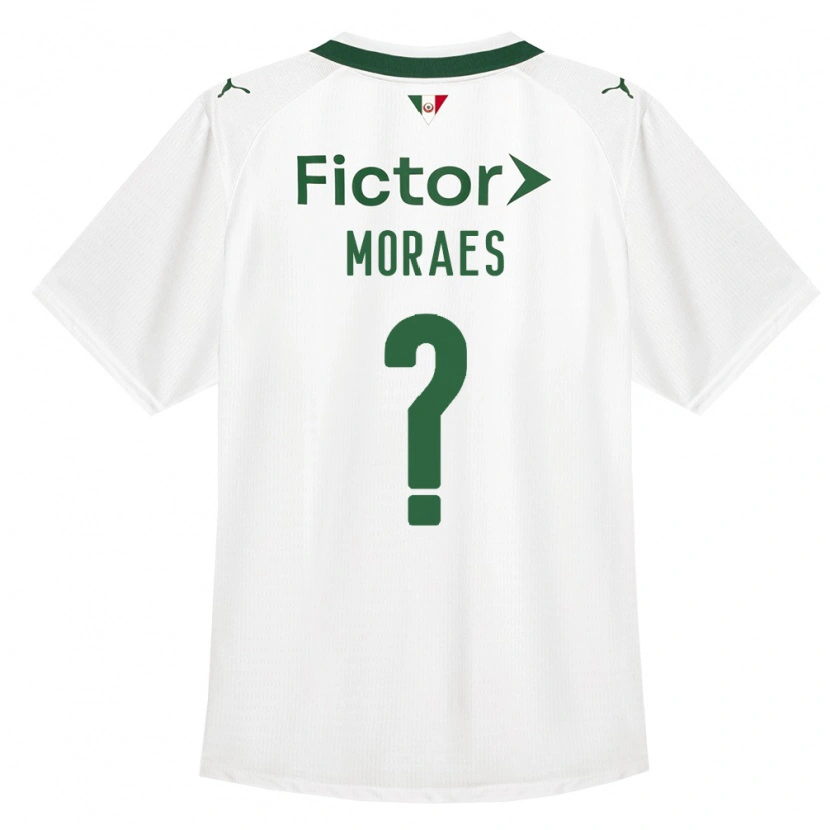Danxen Mujer Camiseta Kauã Moraes #0 Verde Blanco 2ª Equipación 2026/27 La Camisa