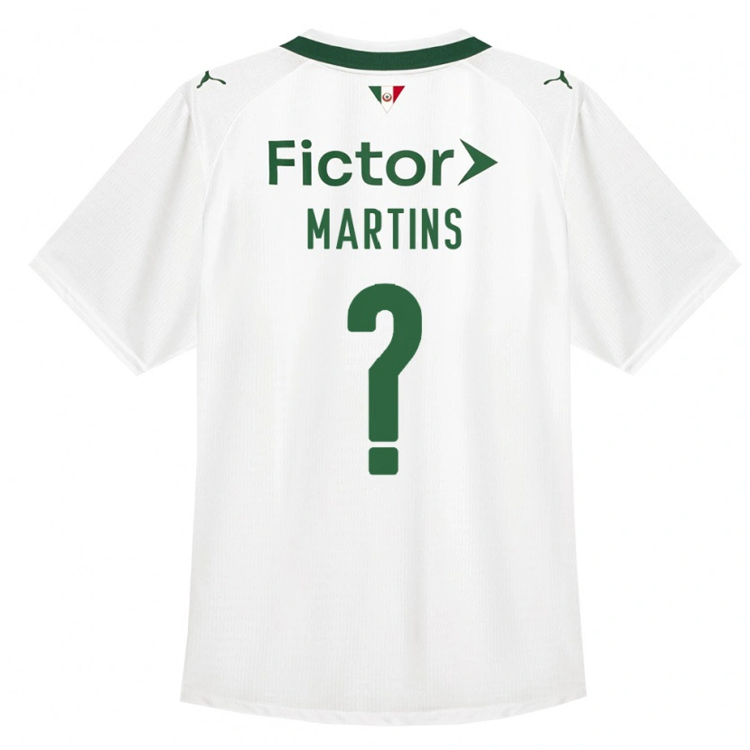 Danxen Mujer Camiseta Alex Martins #0 Verde Blanco 2ª Equipación 2026/27 La Camisa