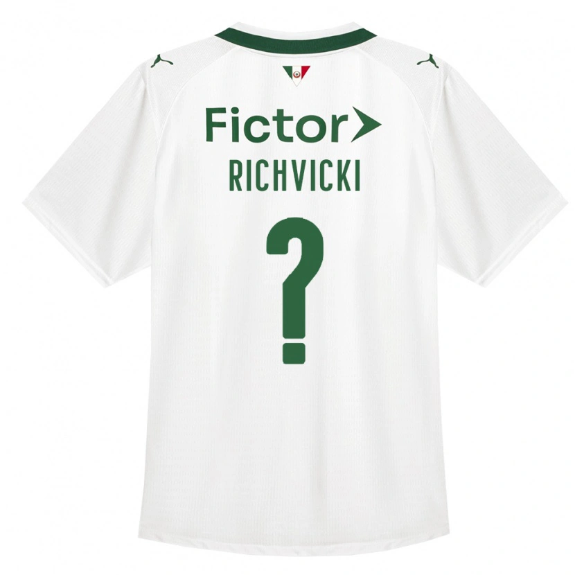 Danxen Mujer Camiseta Gabriel Richvicki #0 Verde Blanco 2ª Equipación 2026/27 La Camisa