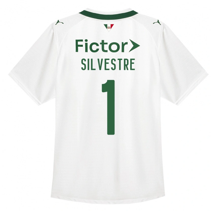 Danxen Mujer Camiseta Vinicius Silvestre #1 Verde Blanco 2ª Equipación 2026/27 La Camisa