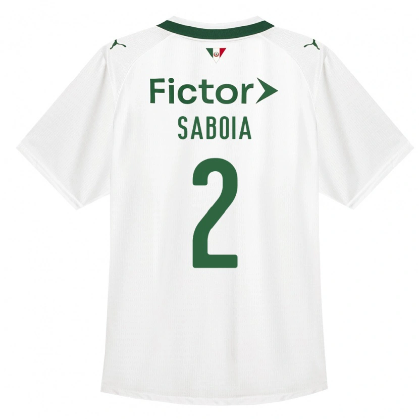 Danxen Mujer Camiseta Luis Saboia #2 Verde Blanco 2ª Equipación 2026/27 La Camisa