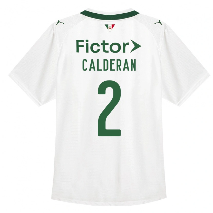 Danxen Mujer Camiseta Bruna Calderan #2 Verde Blanco 2ª Equipación 2026/27 La Camisa