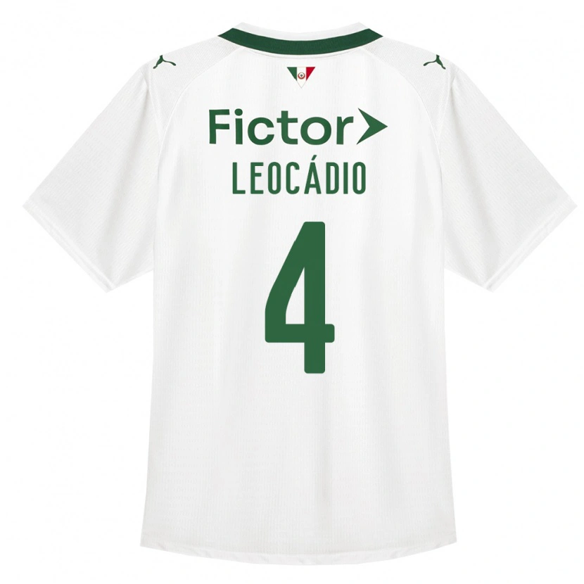 Danxen Mujer Camiseta Isaac Leocádio #4 Verde Blanco 2ª Equipación 2026/27 La Camisa