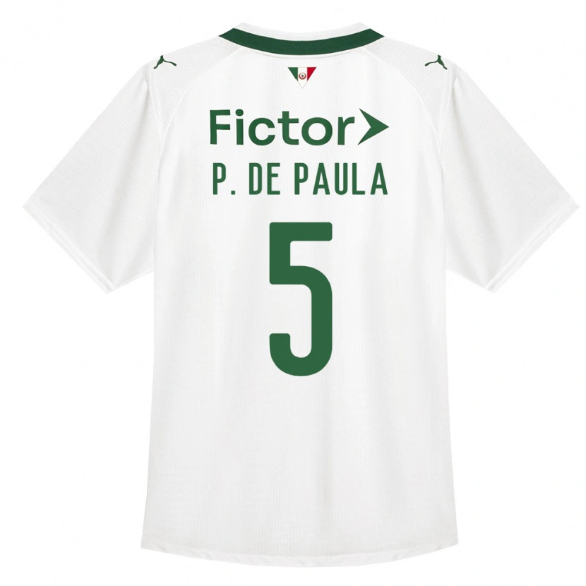 Danxen Mujer Camiseta Patrick De Paula #5 Verde Blanco 2ª Equipación 2026/27 La Camisa