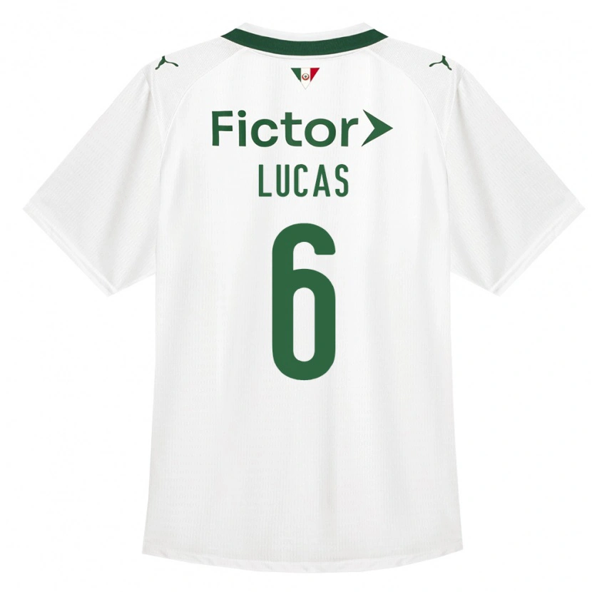 Danxen Mujer Camiseta André Lucas #6 Verde Blanco 2ª Equipación 2026/27 La Camisa