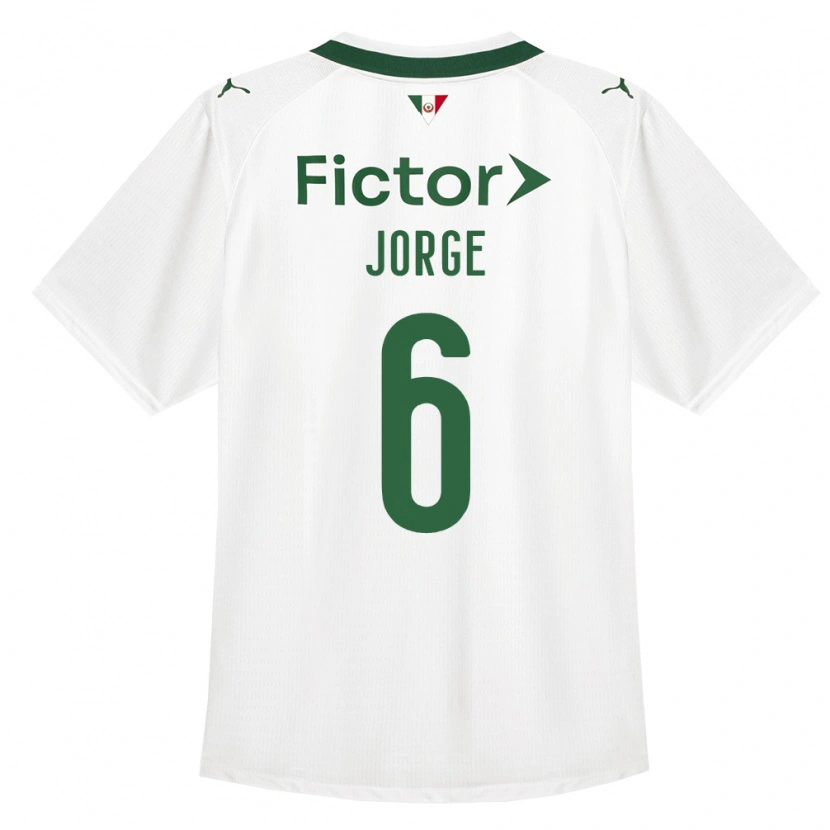 Danxen Mujer Camiseta Jorge #6 Verde Blanco 2ª Equipación 2026/27 La Camisa