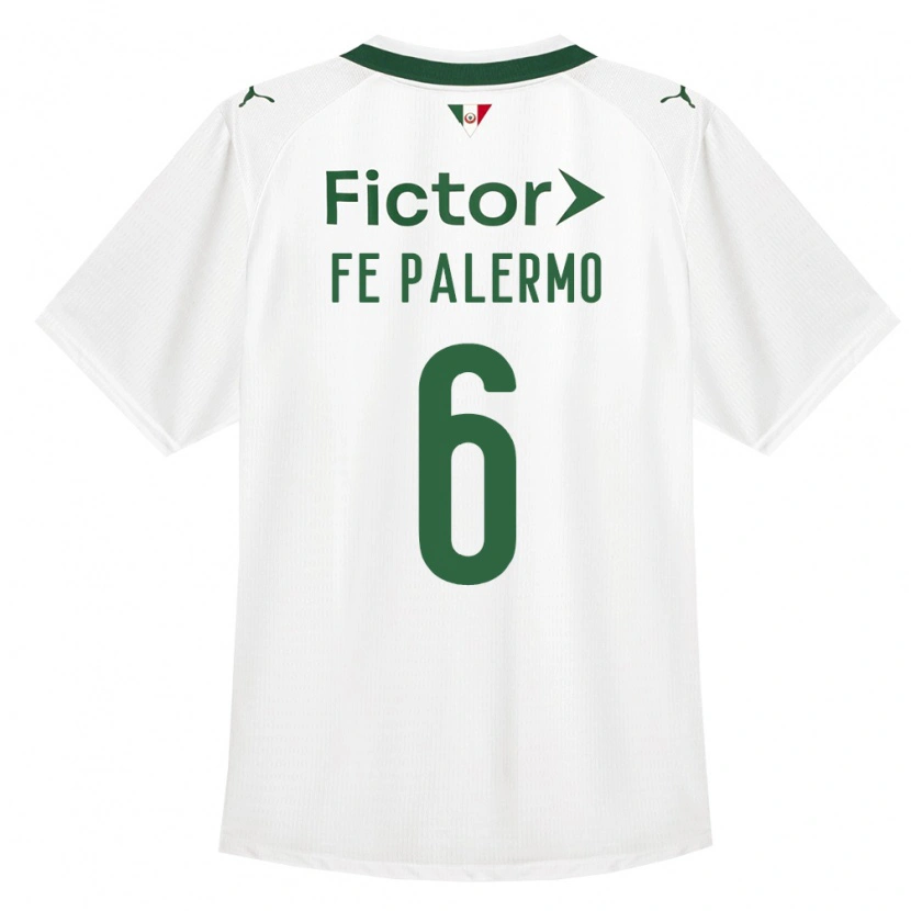 Danxen Mujer Camiseta Fe Palermo #6 Verde Blanco 2ª Equipación 2026/27 La Camisa